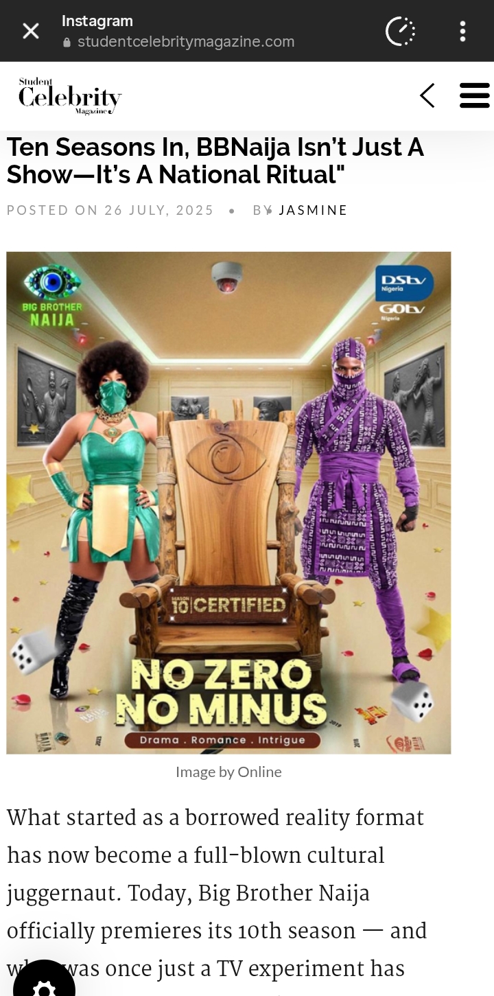 From Model Baddies to Medical Tech Bros: BBNaija 10 Drops a Campus-Worthy Cast